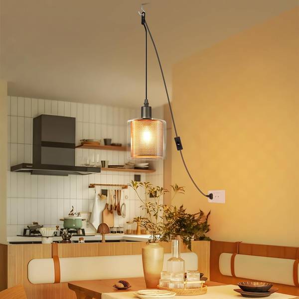 Pendelleuchte Quigley Schwarz - Metall - 12 x 450 x 13 cm
