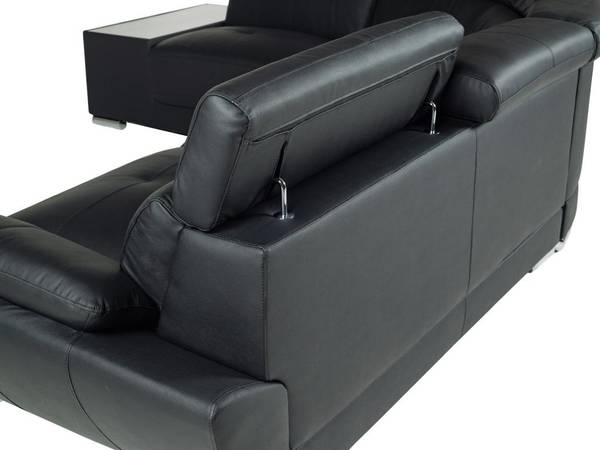 Sofa ohne Schlafmöglichkeit NAHIA Schwarz
