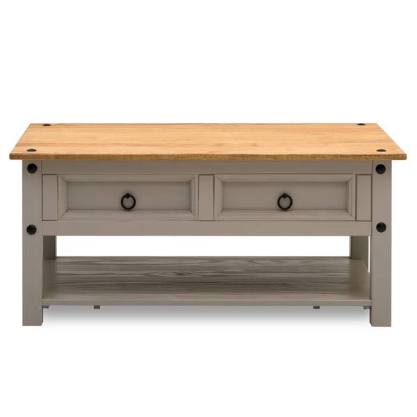 Couchtisch RAMON Grau - Kiefer - 100 x 45 x 60 cm