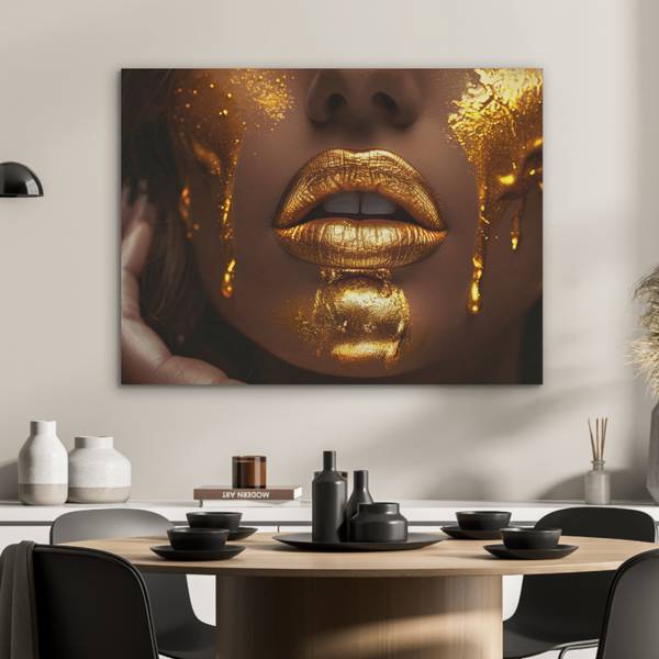 AKUSTIKBILD Frau 80 x 60 cm