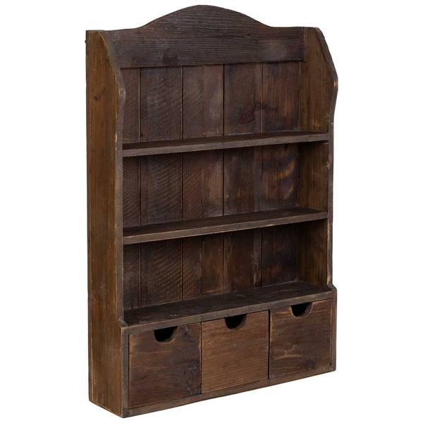 Regal Victoria Braun - Holzwerkstoff - 60 x 87 x 15 cm