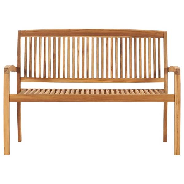 Gartenbank 49388 Braun - Holzwerkstoff - 129 x 90 x 129 cm