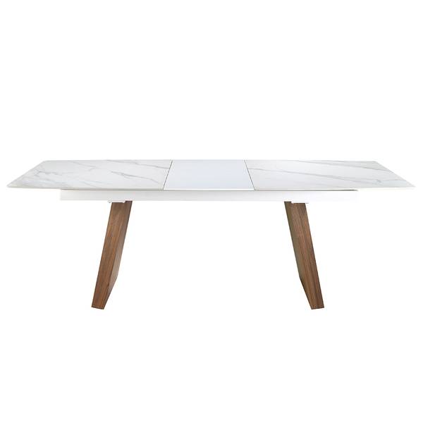Esstisch 1134 Weiß - Marmor - 180 x 76 x 90 cm