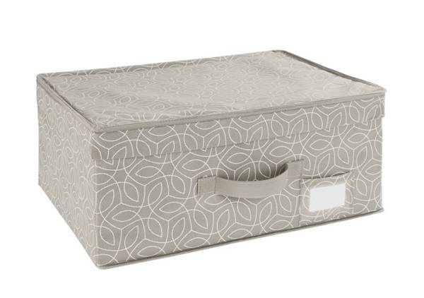 Aufbewahrungsbox BALANCE Beige - Kunststoff - 44 x 19 x 33 cm