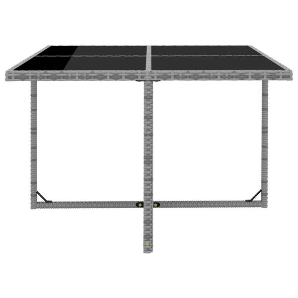 Gartenmöbel-Set 297932 (5-teilig) Grau - Polyester - 109 x 74 x 109 cm