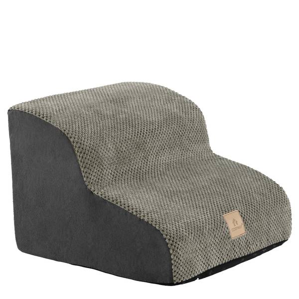 Hundetreppe BI32211SDDE Grau - Textil - 43 x 29 x 41 cm