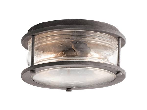 Industrial Deckenleuchte Anthrazit Ø30cm Anthrazit - Durchsichtig