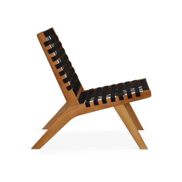 Relaxsessel Bondy Schwarz - Holzwerkstoff - 80 x 78 x 52 cm