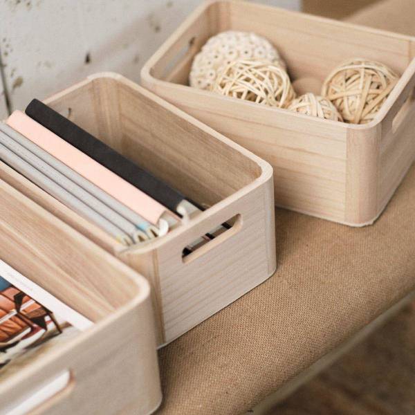 Schubladen-Organizer Pure, Holz, 3 Boxen kaufen