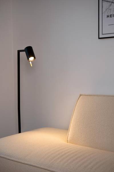 Lampadaire / lampe de lecture LESLEY Noir