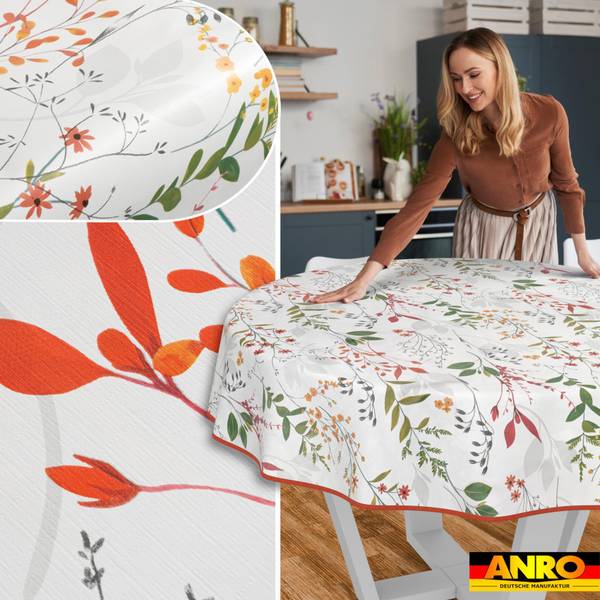 Wachstuchtischdecke Natur BR 140 x 140 cm
