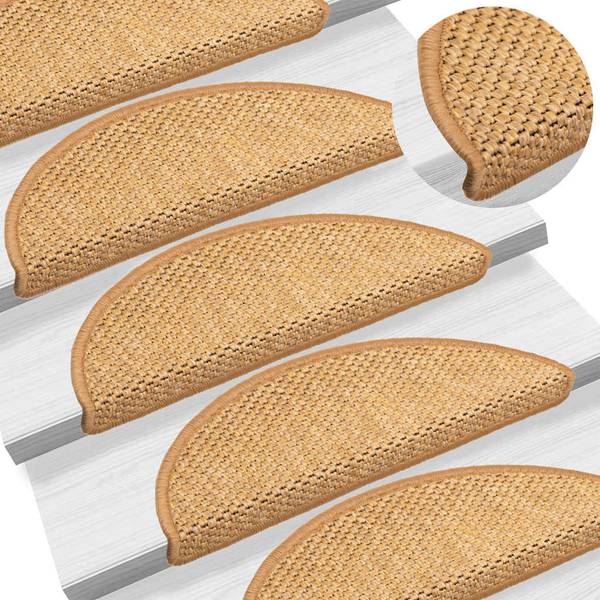Stufenmatte 3007604_1 15er Set Orange - Polypropylen - 17 x 3 x 56 cm