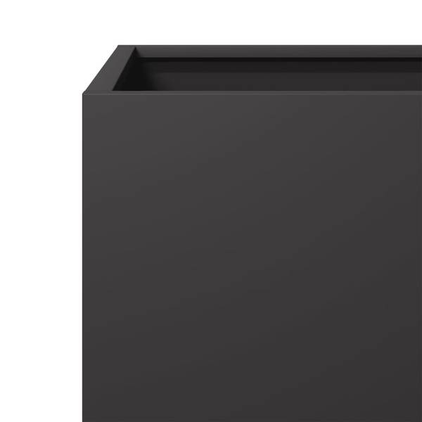 Pflanzkübel 3042253-2 2er Set Schwarz - 40 x 40 x 40 cm