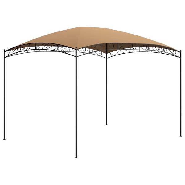 Pavillon 3005108 Grau - Stahl - 300 x 265 x 300 cm