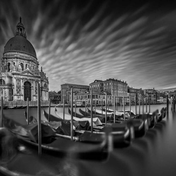 Tableau ville Les canaux de Venise 60 x 40 x 60 cm - Matière plastique