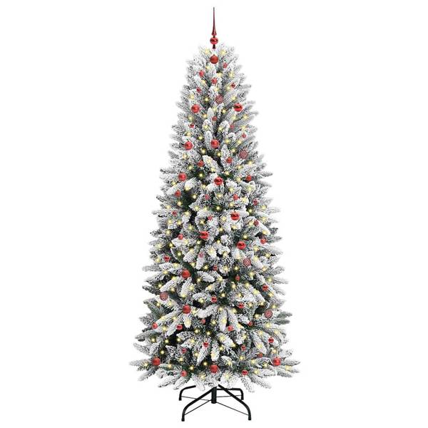 Künstlicher Baum Dekor 3013856-7 Grün - Rot - Weiß