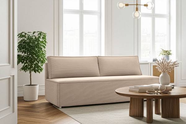 Schlafsofa Diana Beige