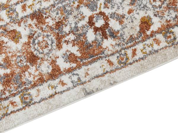 Teppich VAYK Beige - Braun - Textil - 80 x 80 x 150 cm