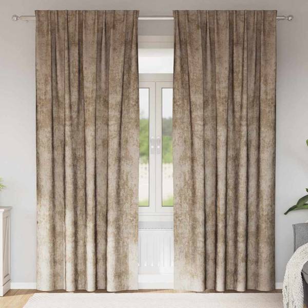 Vorhang 3044629-4 2er Set Champagne - Profondeur : 260 cm