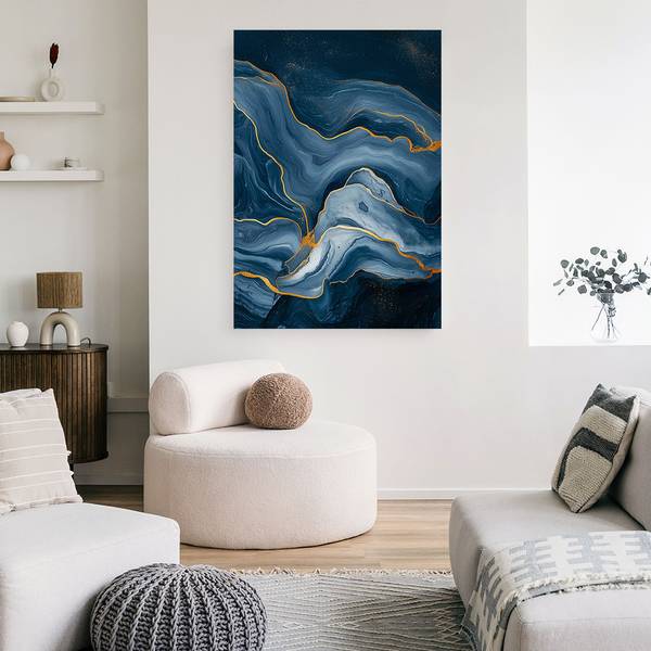 Canvas schilderij Marmer 80 x 120 cm