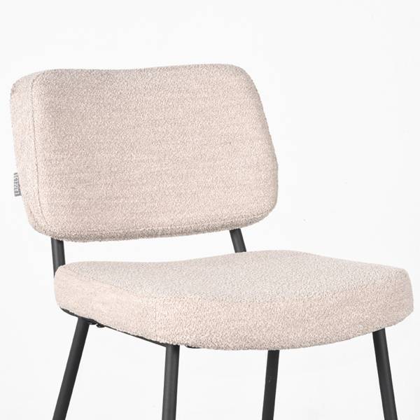 Barstühl NOAH 2er-Set Weiß - Metall - 61 x 94 x 48 cm