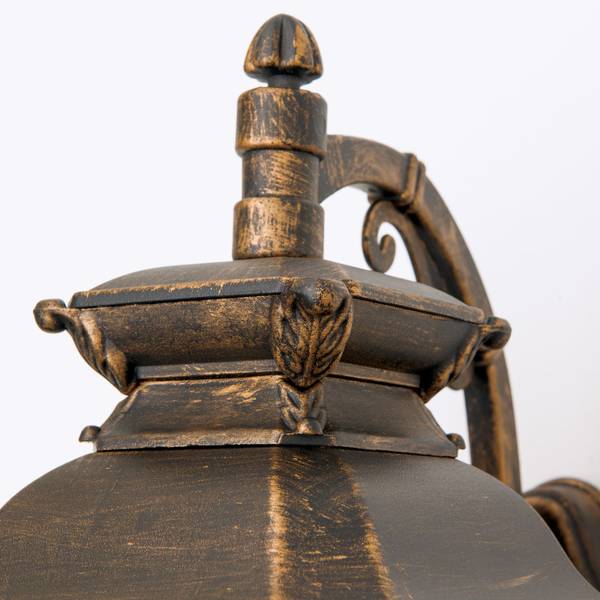 Außenleuchte Aiko Braun - Metall - 23 x 47 x 29 cm