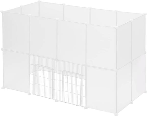 Freilaufgehege Tullio Weiß - ABS - 145 x 95 x 75 cm