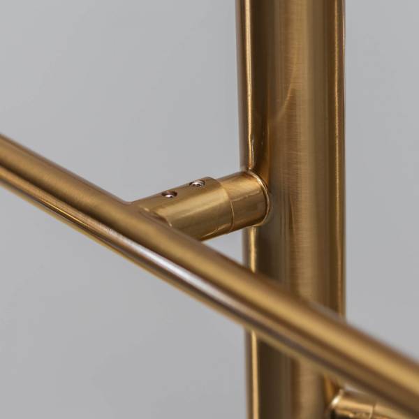 Hängeleuchte Osam Gold - Metall - 70 x 96 x 70 cm