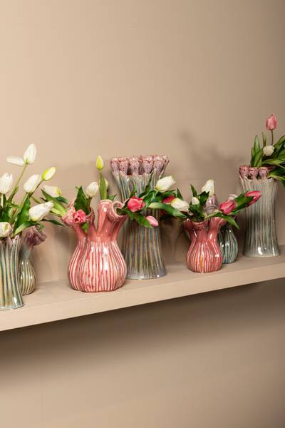 Vase Annmarie Violett - 15 x 20 x 15 cm