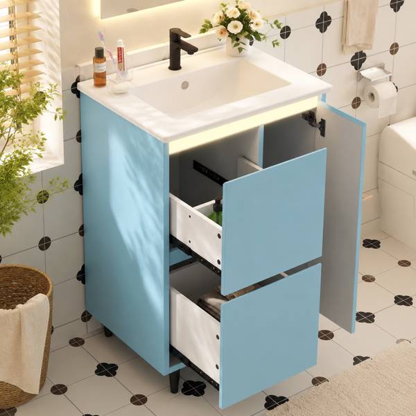 Badezimmerwaschtisch Muses Ⅱ Blau