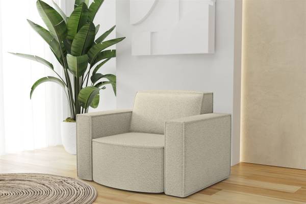 Sofaset Palma Champagner - Ecke davorstehend links