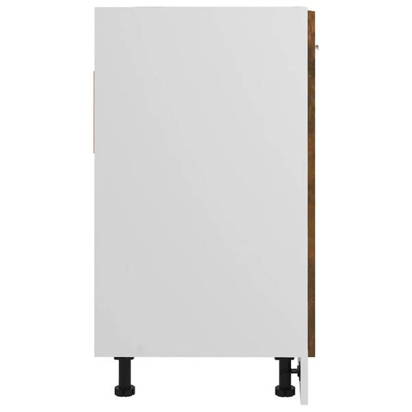 Spülenunterschrank 3016496-2 Braun - Raucheiche Dekor - 80 x 81 x 46 cm