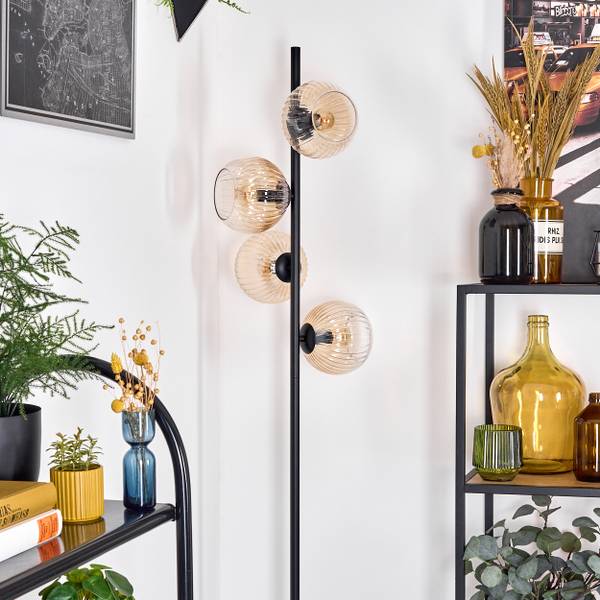 Stehlampe Cesaro Braun - Metall - 31 x 160 x 69 cm