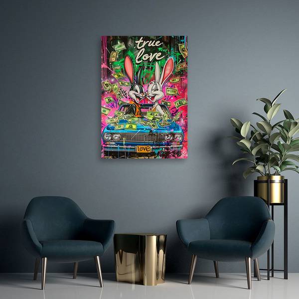 Kunstdruck Pop Art 60 x 90 cm