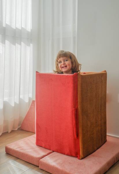 Matte Montessori Rotbraun