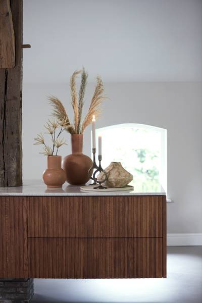 Vase Ulloa Orange - Keramik - 29 x 42 x 29 cm