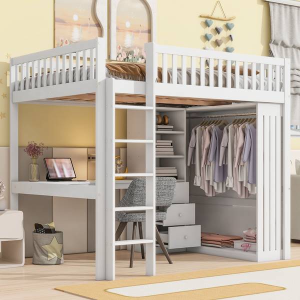 Hochbett WoodyBuchLucy Ⅱ Breite: 145 cm