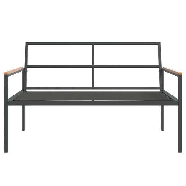4-tlg. Garten-Lounge-Set XT2459 Grau - Kunststoff