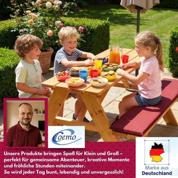 Kindersitzgruppe Garten 1657-4674 Rotbraun