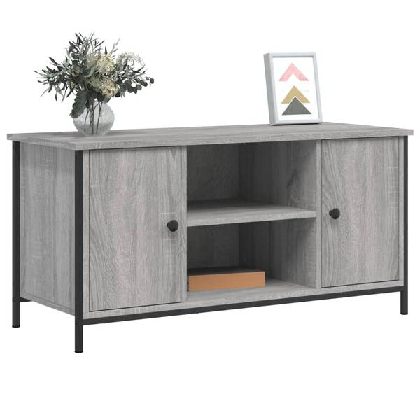 TV-Schrank 3030458 Grau - Eisen - 100 x 50 x 40 cm