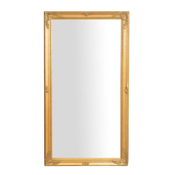Spiegel LICHT Gold - Massivholz - 4 x 133 x 72 cm
