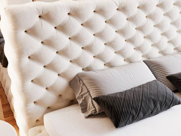 Polsterbett ASTRA Beige - Bronze - Liegefläche Breite: 200 cm