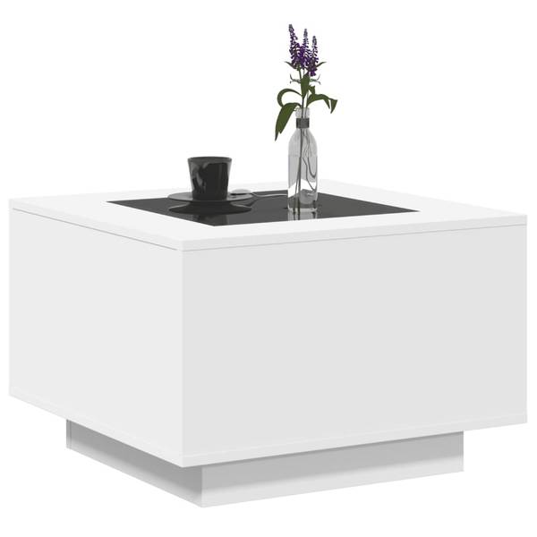 LED-Couchtisch XT7768 Weiß - 60 x 60 cm