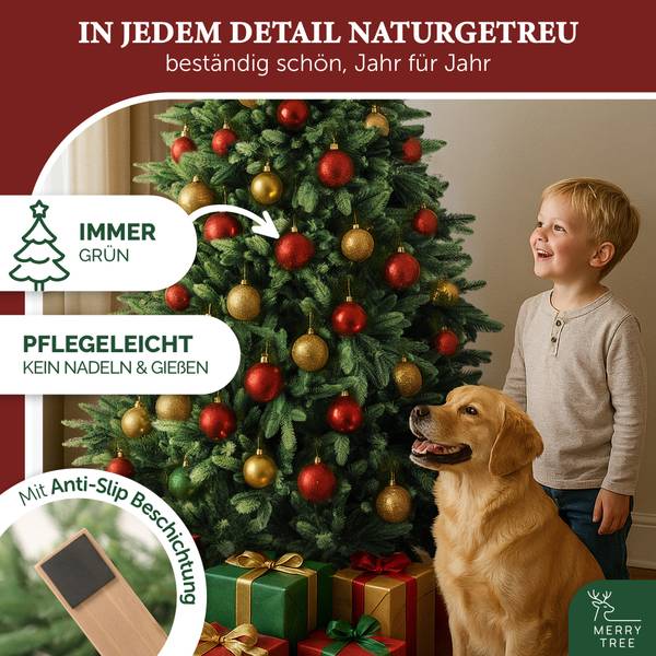 WEIHNACHTSBAUM Jotunn Grün - Kunststoff - 99 x 150 x 99 cm
