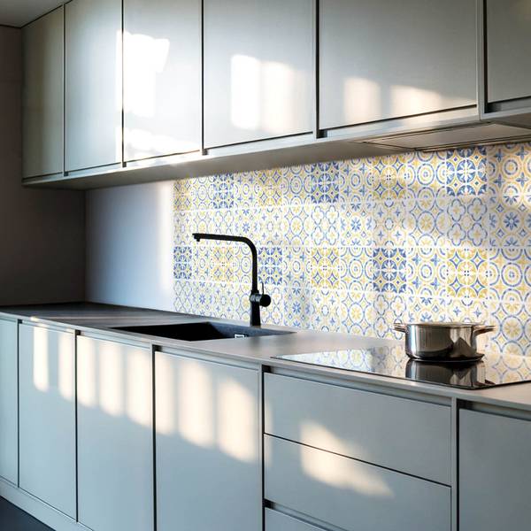 Fliesen Mosaik Ornamente 4er Set 50 x 50 cm
