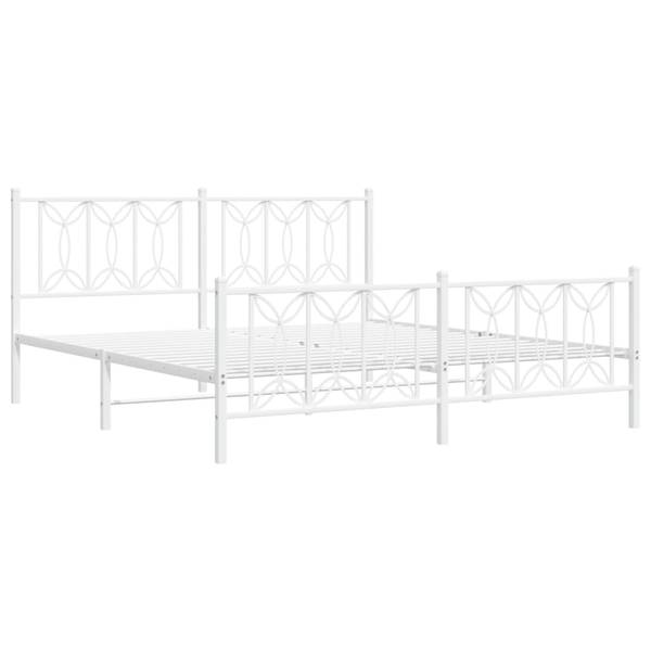 Bettgestell mit Kopf- und Fußteil XT1968 187 x 219 cm