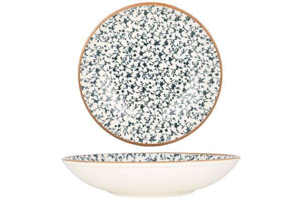 Tiefe Teller Calif  2er set Porzellan - 25 x 2 x 25 cm