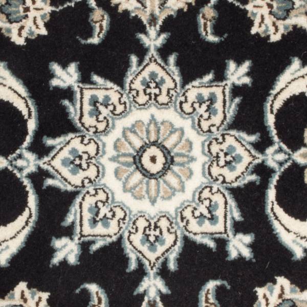 Orientteppich Oriental Blau - Naturfaser - 70 x 1 x 130 cm
