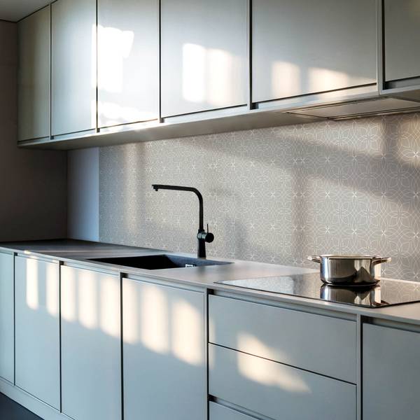 Klebepaneele Blumen Geo-Design 100 x 50 cm