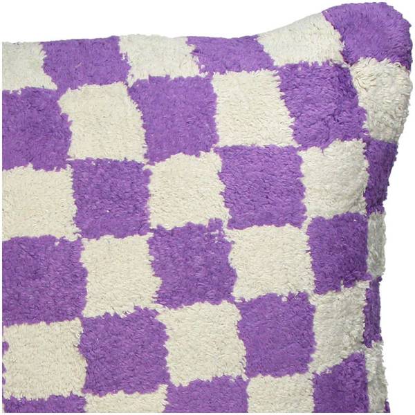 Kissen Checker Flieder
